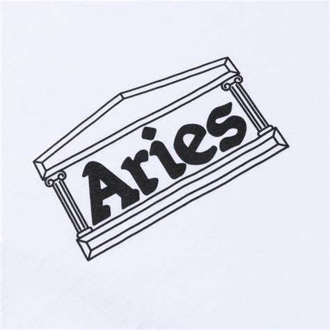 Aries Age Of Aries Long Sleeve T Shirt White Ssar60015 Wht Consortium