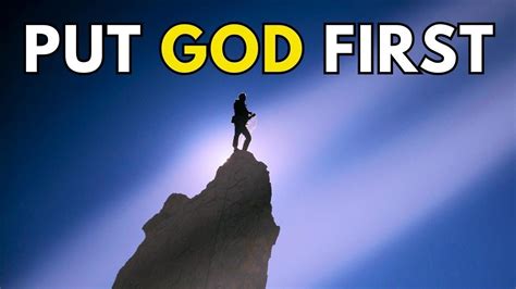 Putting God First Put God First Motivational And Spiritual Speech