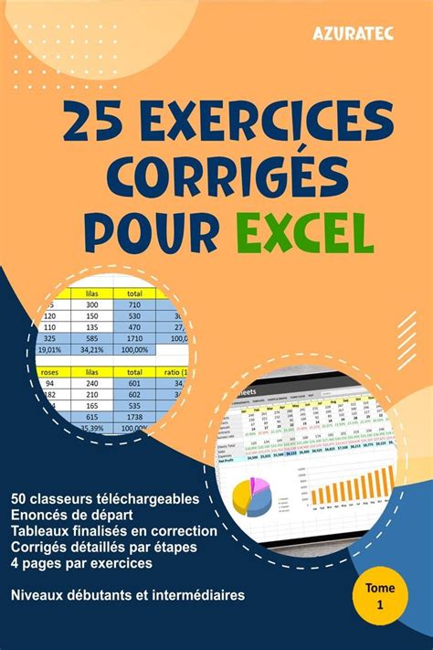 The Book Cover For Exercises Corriges Pour Excel