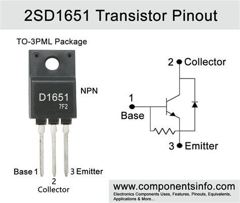 D Transistor Pinout Equivalent Uses Features Applications And