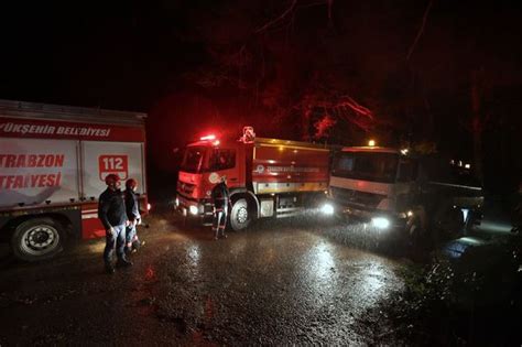 Trabzon Da Orman Yang N Itfaiye Eri Dumandan Etkilendi Son Dakika