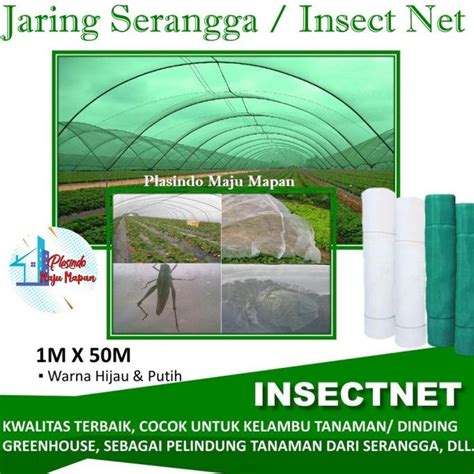 Jual Jaring Serangga Jaring Kasa Hijau Insect Net Jaring Karamba