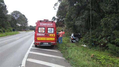 Carro Placas De Herval D Oeste Se Envolve Em Acidente Na BR 282