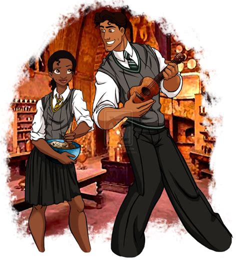 Tiana and Prince Naveen | Disney Harry Potter Fan Art | POPSUGAR Love ...