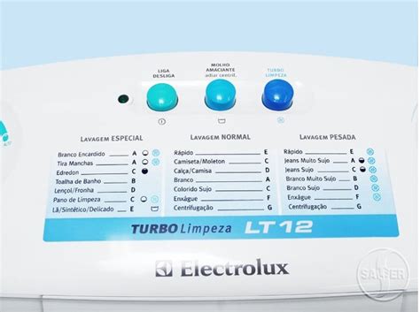 Roupa suja se lava na máquina Lavadora Electrolux Turbo Limpeza 12kg