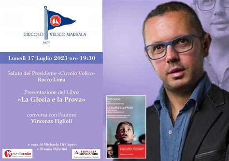 Al Circolo Velico Marsala Totò Cascio presenta il suo libro La gloria