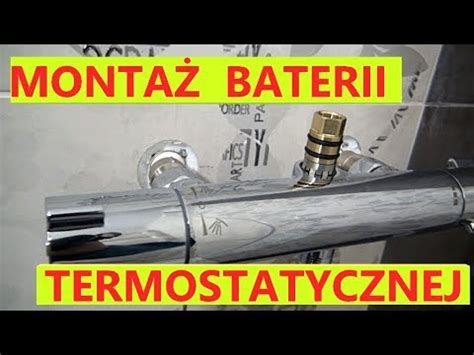 Monta Baterii Termostatycznej Prysznicowej I Deszczownicy Hansgrohe