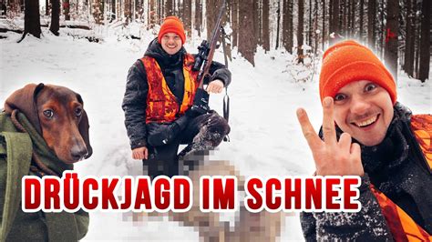 DRÜCKJAGD im Schnee Sächsische Schweiz Niklas on fire YouTube