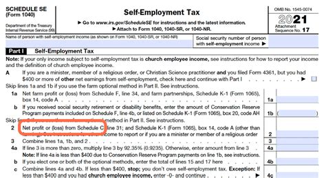 Form Schedule Se Calculate Self Employment Tax Flyfin