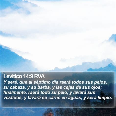 Levítico 14 9 RVA Y será que al séptimo día raerá todos sus