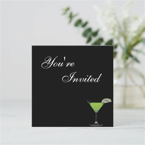 Mocktail Birthday Party Invitation Zazzle