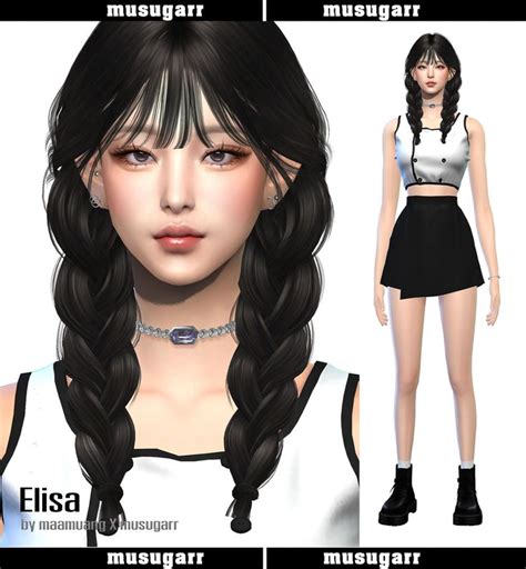 Elisa Sims Dump Preview Musugarr X Maamuang Sims 4 Characters