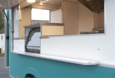 Camion Bleu Turquoise Foodtruck Gaz Ecomag France