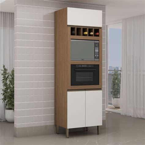 Torre Para Cozinha Para Microondas E Forno Adega Genialflex