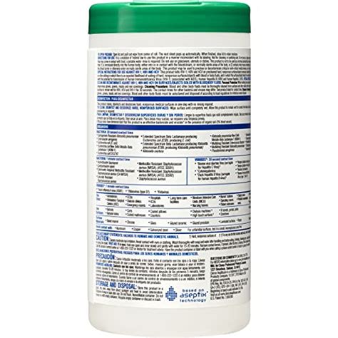 Clorox Healthcare Hydrogen Peroxide Cleaner Disinfectant Wipes 95 Count Canister Pack Of 6