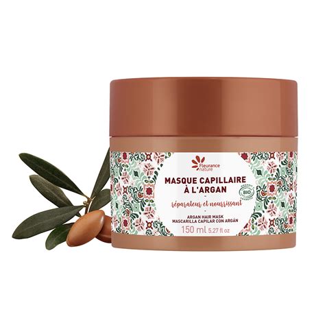 Masque capillaire à l Argan Cosmétique bio Fleurance Nature