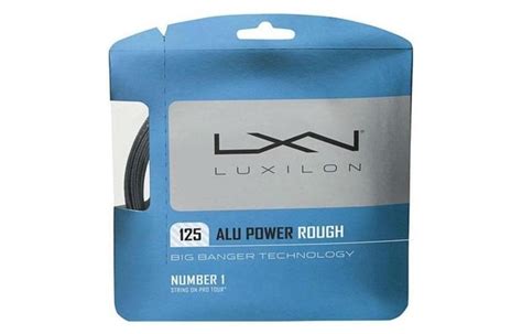 Luxilon Alu Power Rough L Tennis String Silver Matchpointstore