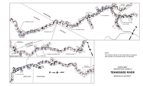 Tennessee River Locks Map - Cathie Annabella