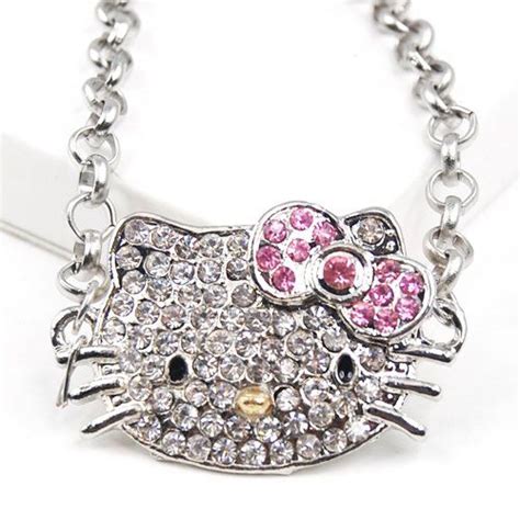 Cute Crystal Kitty Face Bling Bracelet Sparkle Diamante Jewelry