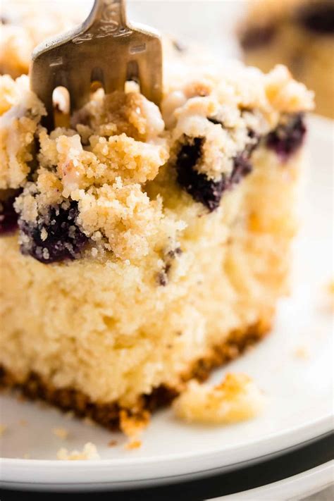 Lemon Blueberry Sour Cream Coffee Cake Recipe Savory Nothings