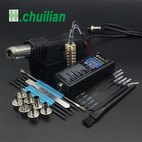 Chuilian PLUG Portable BGA Rework Solder Station Hot Air Blower Heat Gun Welding Tools In