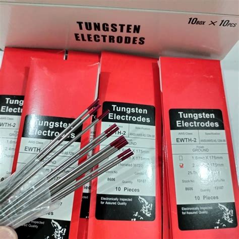 Jual Tungsten Mm Jarum Las Argon Mm Mm X Mm Shopee Indonesia