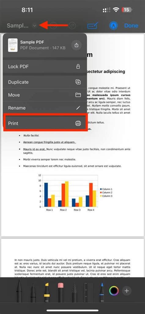 Methode zum Löschen von Seiten in einem PDF auf iPhone und iPad