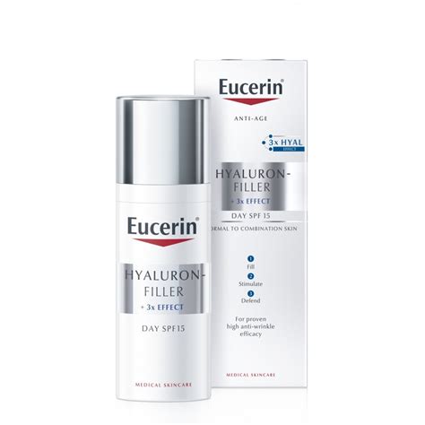 ЮСЕРИН | EUCERIN ХИАЛУРОН ФИЛЪР КРЕМ ДНЕВЕН НОРМАЛНА КОЖА 50МЛ 014680