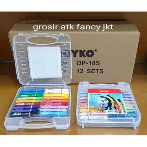 Jual OP 18S Crayon Krayon Minyak Oil Pastel Joyko 18 Warna Joyko OP 18S