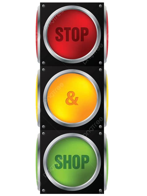 Advertisement Stop And Shop Traffic Light Caution Sign Permission