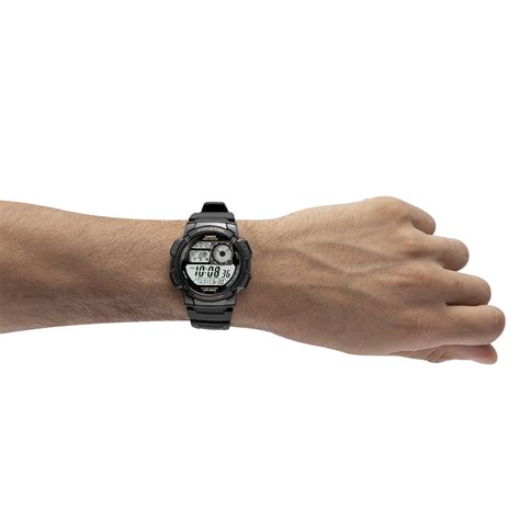 Reloj Casio Ae W Avdf Resina Juvenil Negro Btime