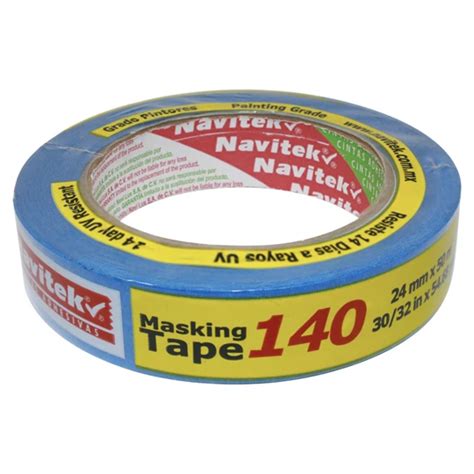 Cinta Adhesiva Masking Tape Azul Navitek Mm X M