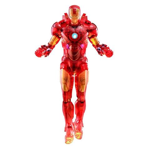 Hot Toys Marvel Iron Man Mark IV Holographic Version Toy Fair Exclusive Action Figure Cm
