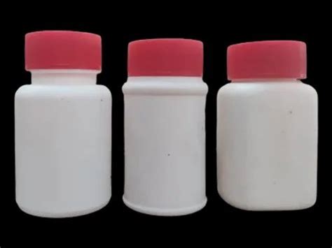 Screw Cap White Pharmaceutical HDPE Bottle Use For Storage Capsules