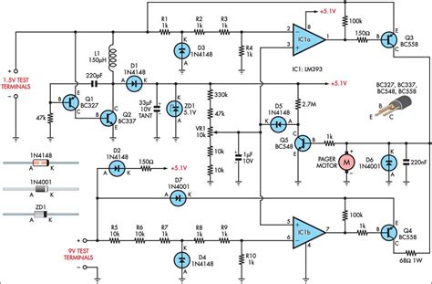 Battery Tester Circuit Diagrams