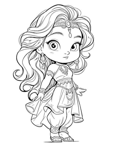 Adorable Baby Princess Coloring Pages Free Printable Our Mindful