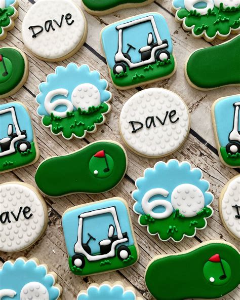 Golf Cookies Golf Party Golf Team Cookies Golf Birthday Party Fathers