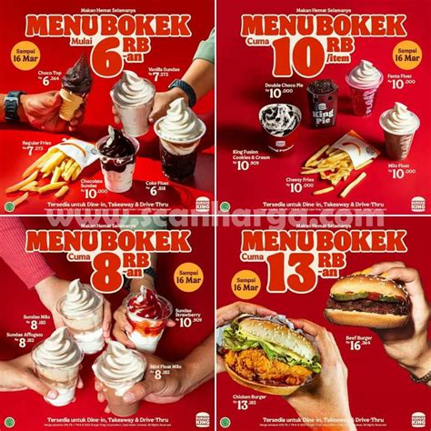 Burger King Promo Menu Bokek Mulai Rp Ribuan Sopasti