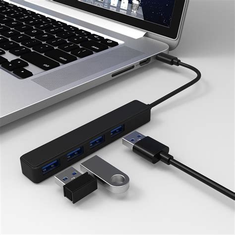 Usb C Hub 2 0 Multi 4 Portas Usb Hub Divisor Tipo C Adaptador Otg Para