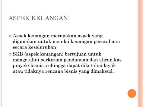 Aspek Pasar Dan Pemasaran Dalam Studi Kelayakan Bisnis Ppt