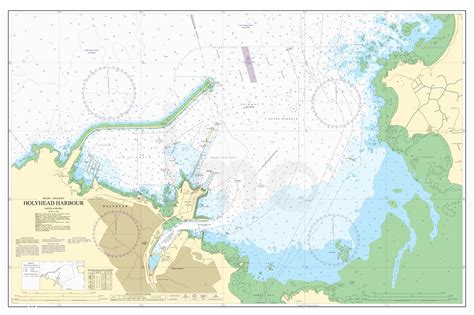 Nautical Chart - Admiralty Chart 2011 - Holyhead Harbour from Love Maps On...