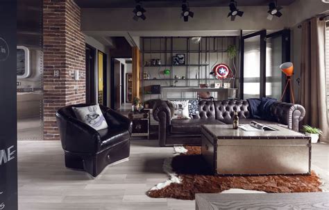 Wallpaper Design Style Interior Living Room By House Design Studio