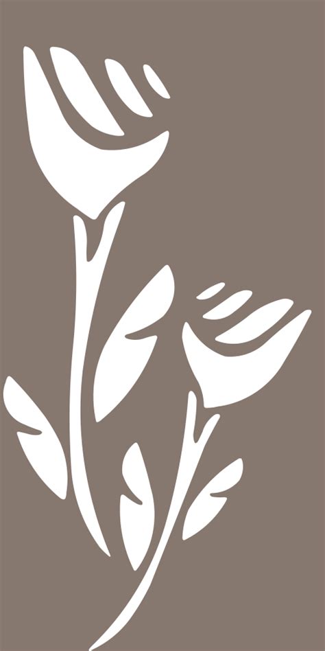 White Seamless Floral Vector Free Vector - ARABIC CNC