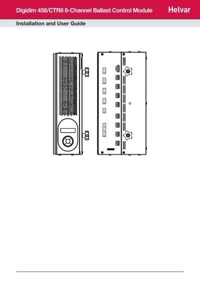 Installation User Guide Helvar