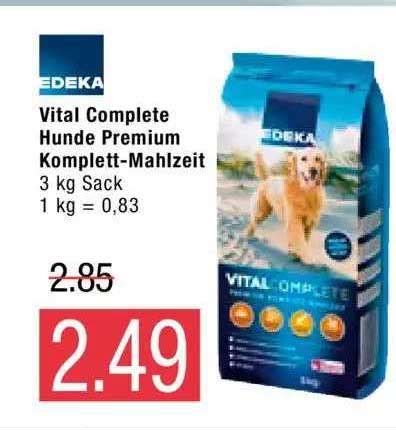 Edeka Vital Complete Hunde Premium Komplett Mahlzeit Angebot Bei