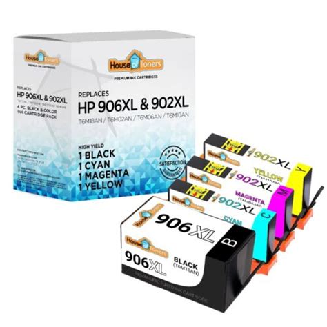 Hp 906xl 902xl Bcmy Hy Ink For Hp Officejet Pro 6960 6962 6968 6970 6974 6975 Ebay