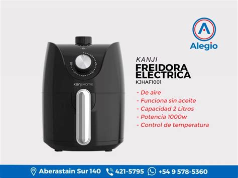 Freidora Electrica De Aire Kanji Kjhaf Funciona Sin Aceite