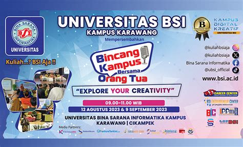 Universitas Bsi Cikampek Siap Gelar Bkot Jadi Wadah Orang Tua