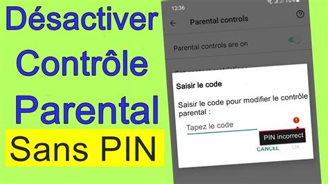 Comment Désactiver Le Contrôle Parental Sur iPhone ou Android Sans mot