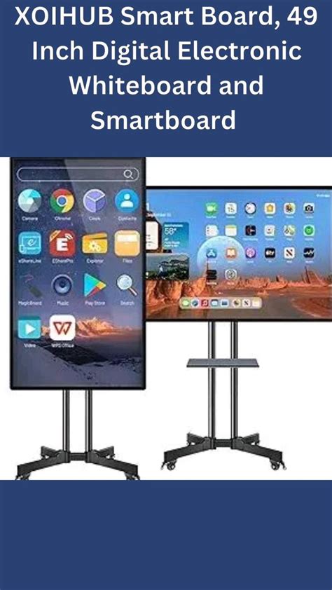 Jyxoihub Smart Board 49 Inch Digital Electronic Whiteboard And